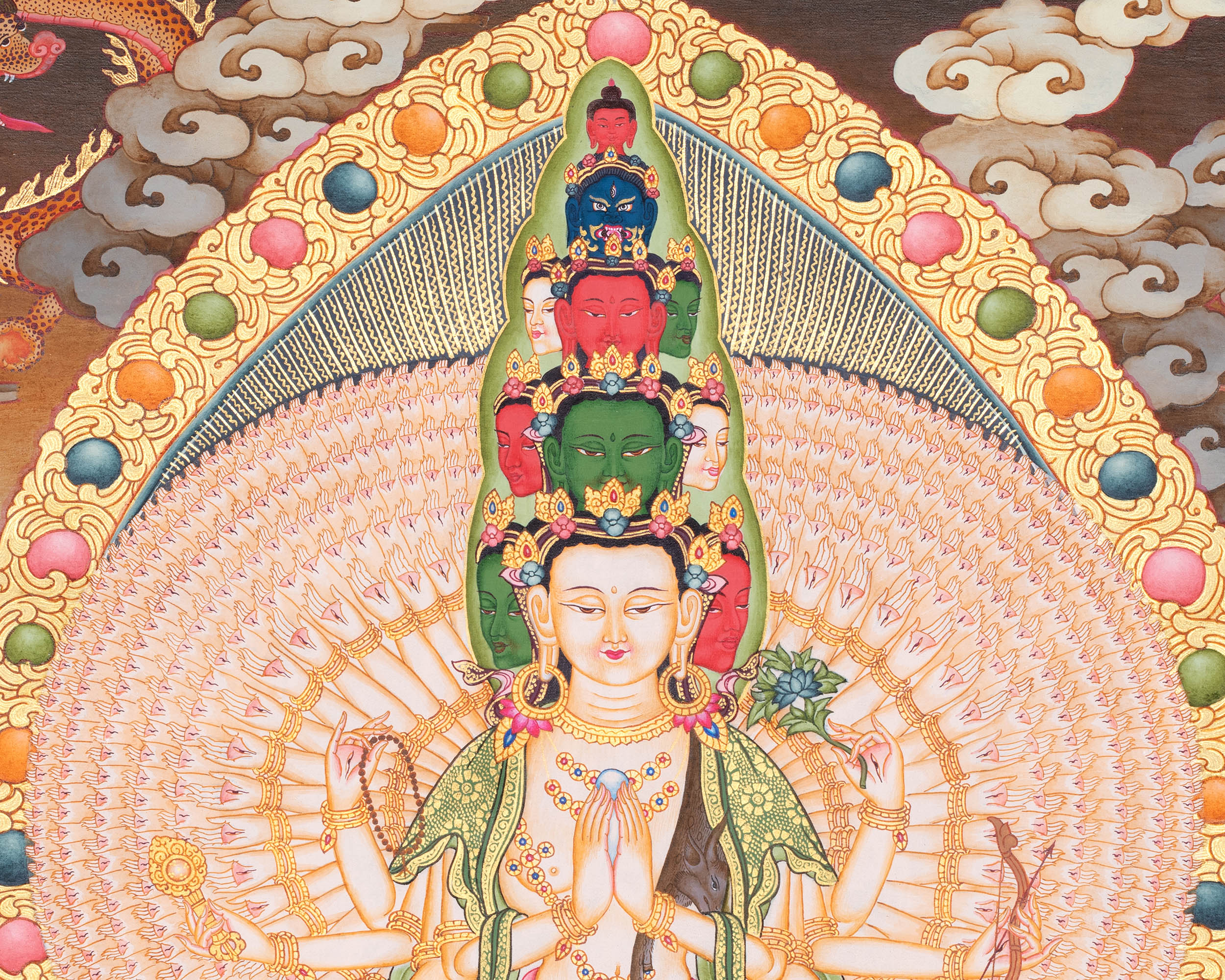 Thangka of Avalokiteshvara | Symbol of Infinite Compassion