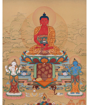 Red Buddha Amitabha Thangka