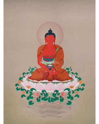 Tibetan Amitabha Buddha Painting