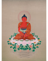 Tibetan Amitabha Buddha Painting