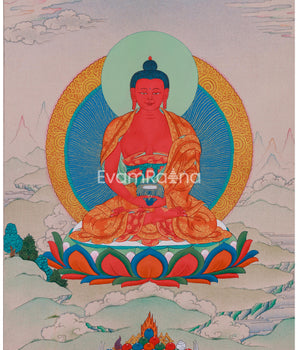 Divine Amitabha Buddha Thangka