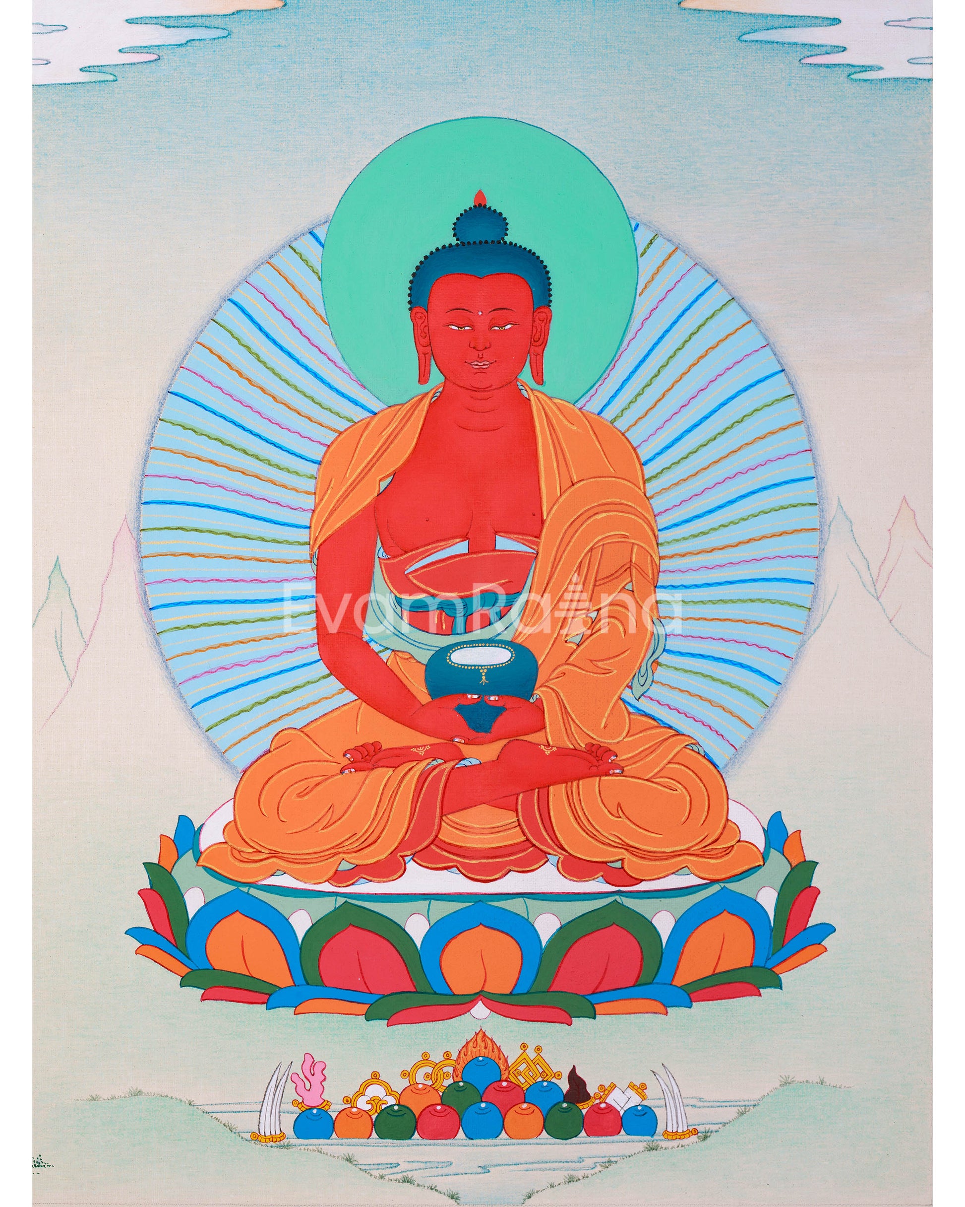 Small Amitabha Buddha Thangka