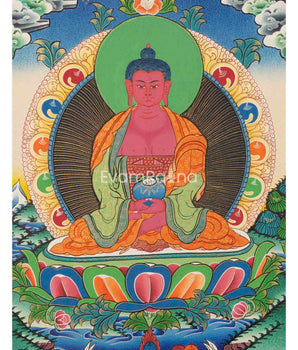 Amitabha Buddha Thangka Painting