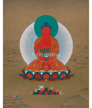 Pure Land Buddha Amitabha Thangka