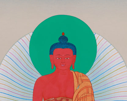 Red Buddha Amitabha | Symbol of Infinite Light and Compassion