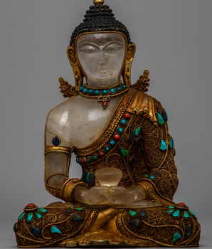Amitabha Buddha Statue Crystal 