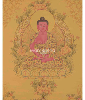 Original Hand-Painted Amitabha Buddha