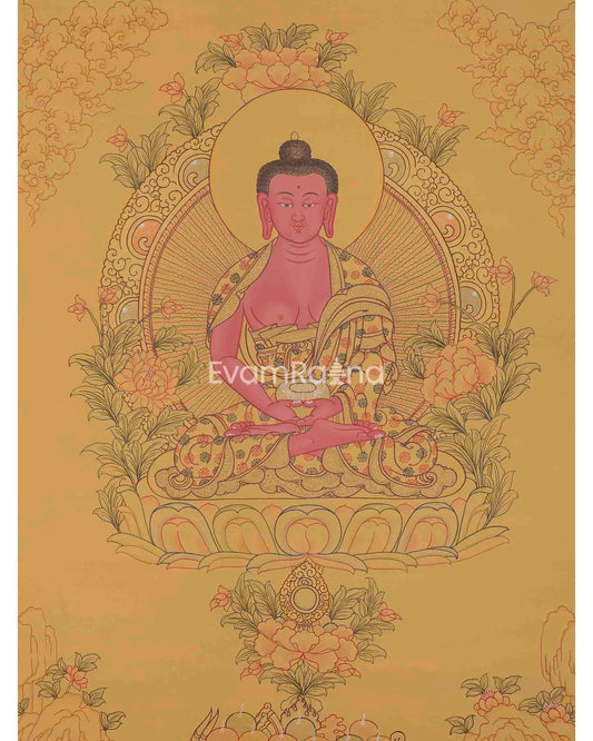 Original Hand-Painted Amitabha Buddha