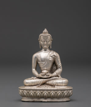 Sacred Buddhist Amitabha Sculpture | Meditation Buddha Statue for Spiritual Peace