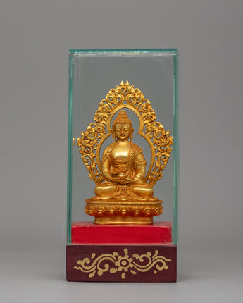 Gold-Plated Amitabha Buddha Statue