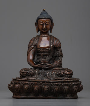 Amitabha Buddha Copper Statue