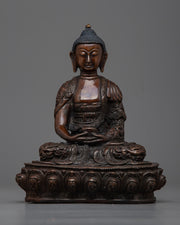 Amitabha Buddha Copper Statue