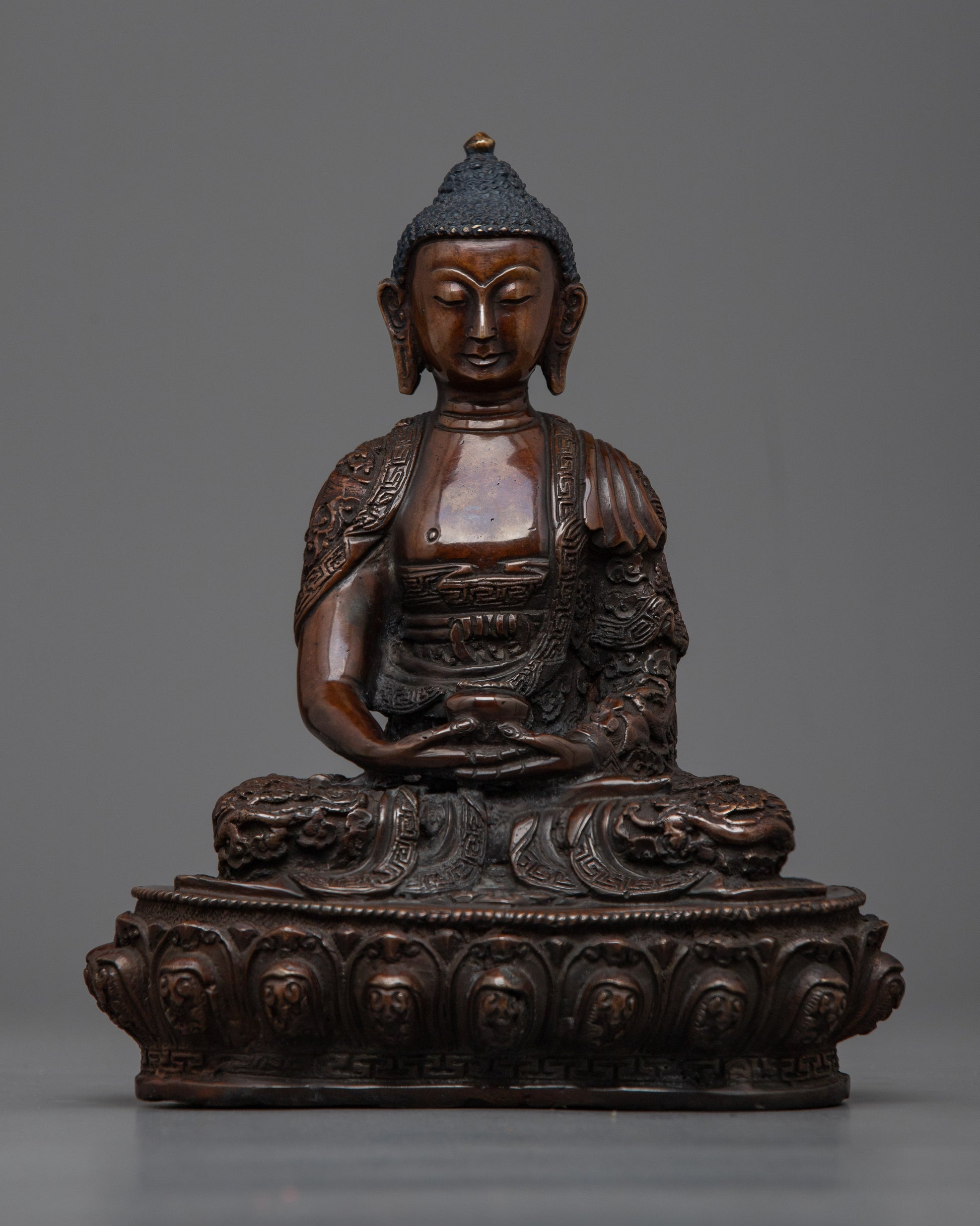 Amitabha Buddha Copper Statue