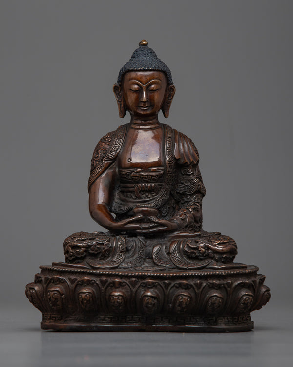 Amitabha Buddha Copper Statue