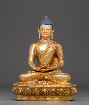 Serene Amitabha Buddha Sculpture | Emblem of Infinite Light
