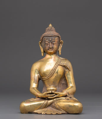 Gold Plated Amitabha Statue