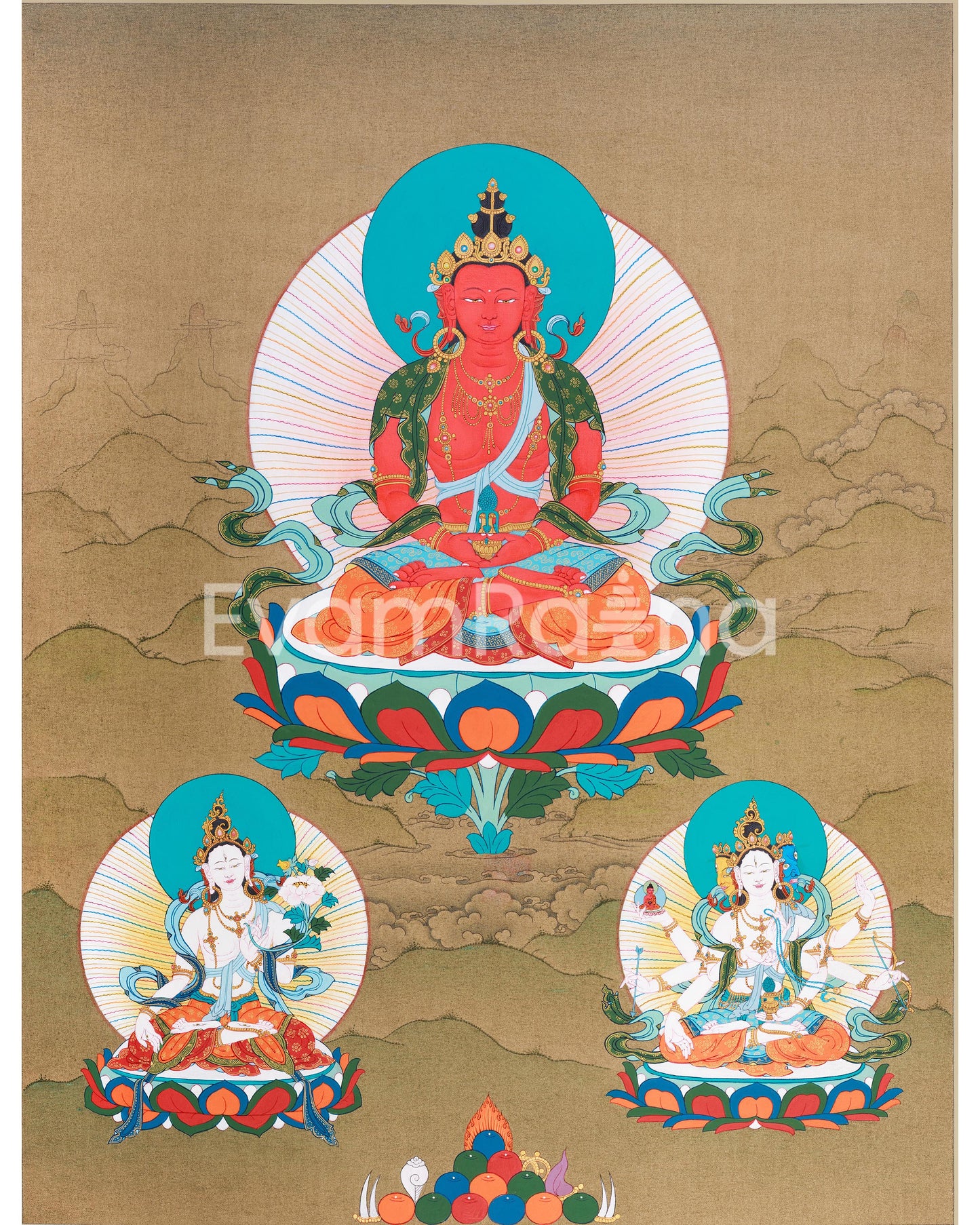 Aparmita Buddha Thangka 