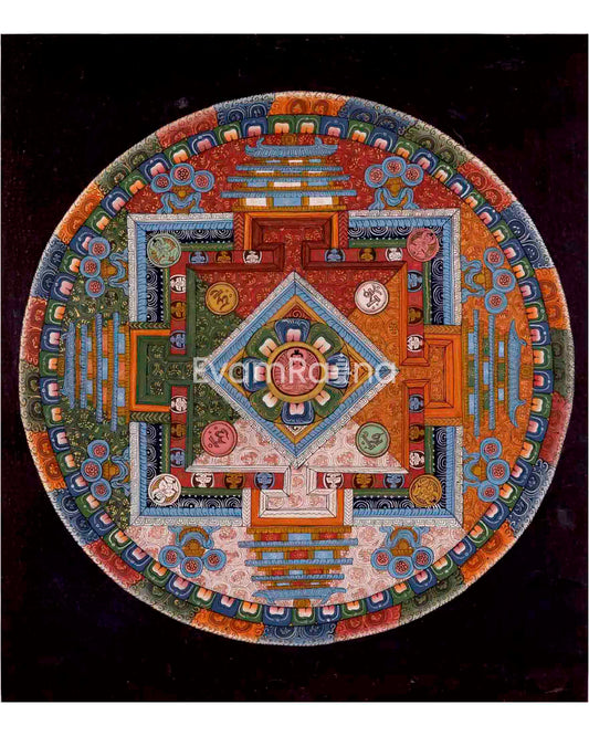 Amitayus Buddha Mandala Thangka