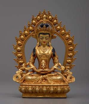 Tiny Buddha Amitayus Statue