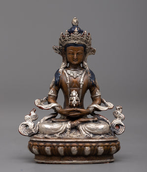 Machine Crafted Amitayus Buddha Statue