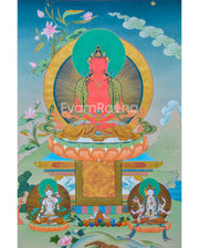 Amitayus Buddha Thangka
