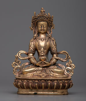 Copper Amitayus Buddha Statue