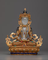 Crystal Amitayus Statue