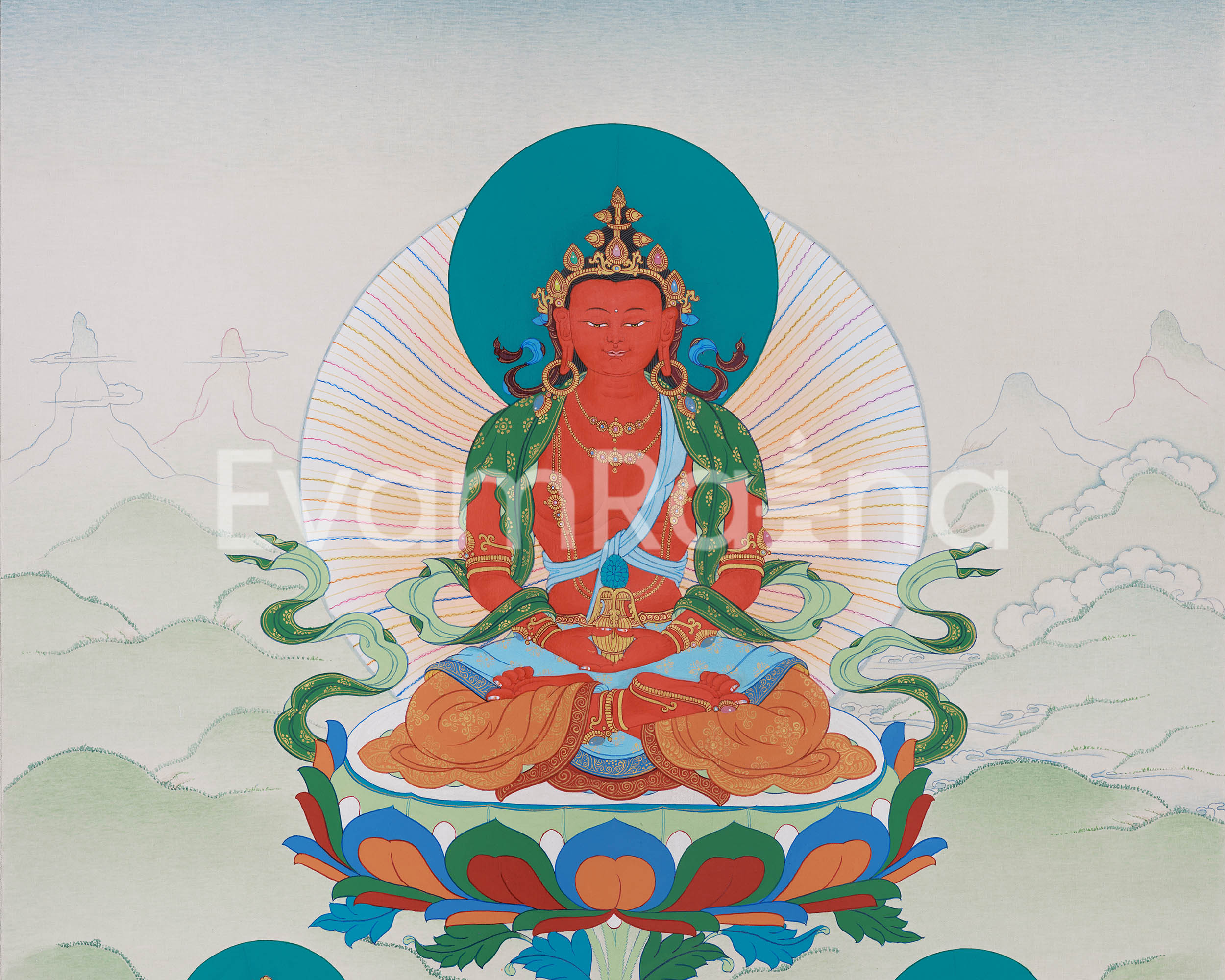Divine Blessings of Longevity: Amitayus, White Tara, and Namgyalma