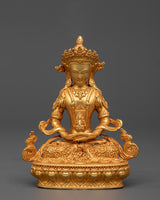 Himalayan Amitayus Statue in Dhyana Mudra