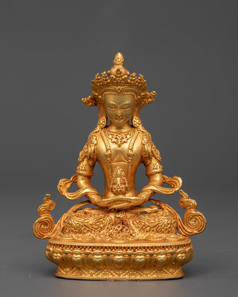 Himalayan Amitayus Statue in Dhyana Mudra
