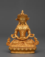 Himalayan Amitayus Statue in Dhyana Mudra