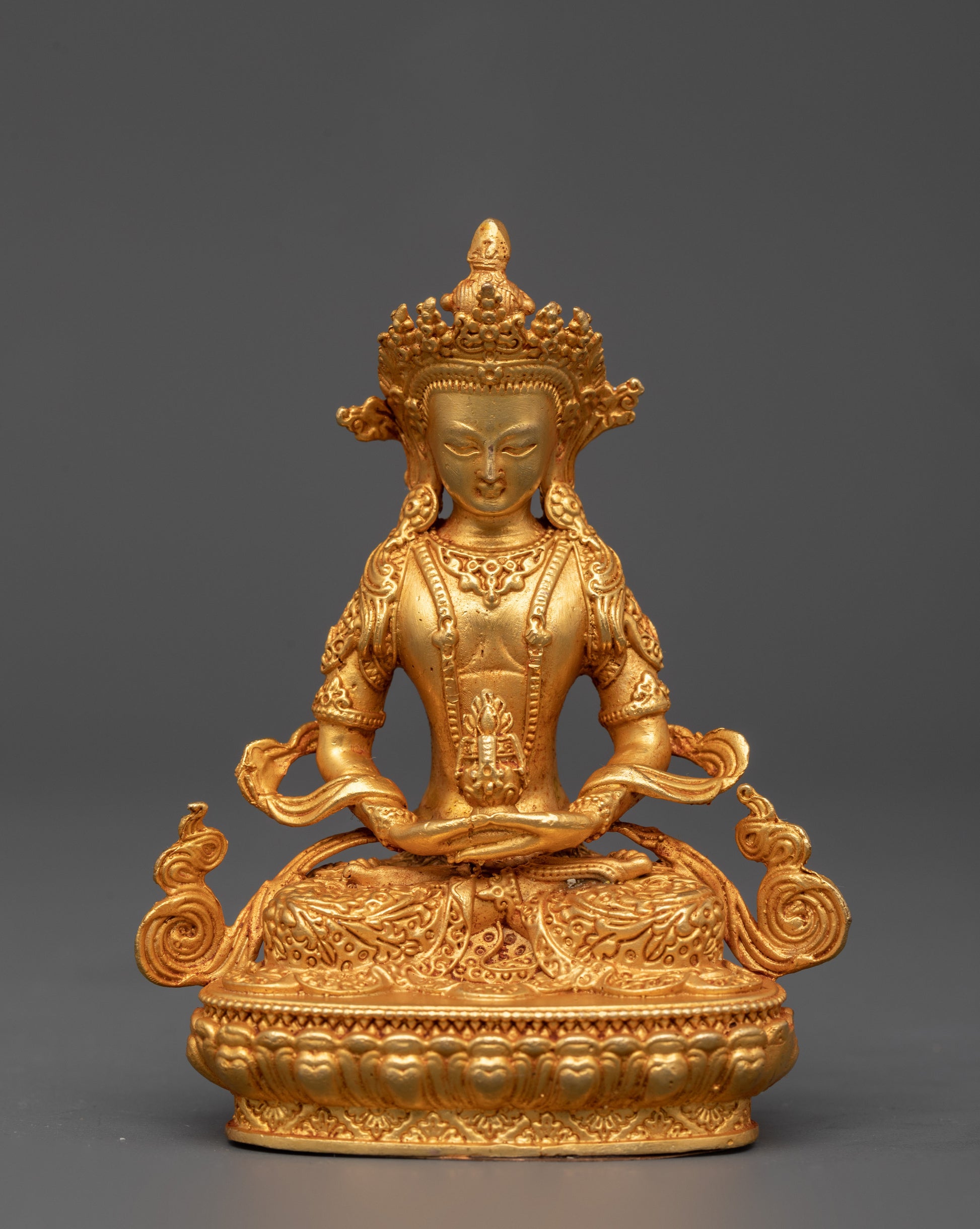 Himalayan Amitayus Statue in Dhyana Mudra