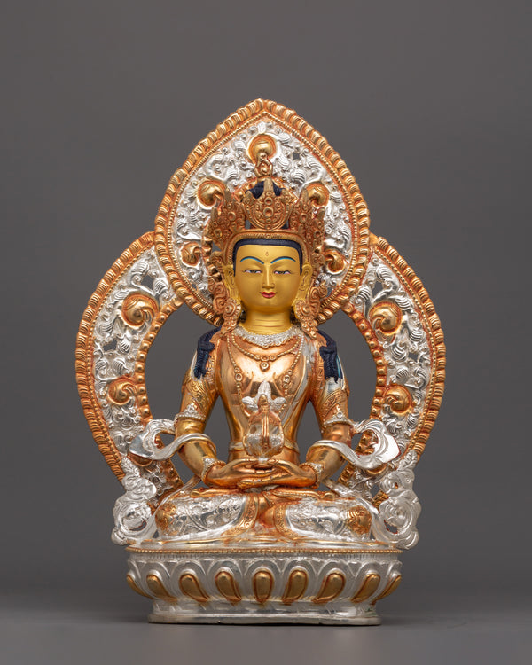 Handmade Buddha Amitayus Statue