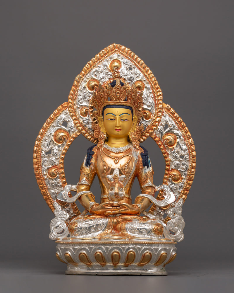 Handmade Buddha Amitayus Statue