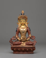 Handmade Statue of Tibetan Deity Amitayus