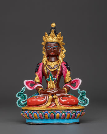Handmade Tibetan Amitayus Statue