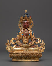 Tibetan Handcrafted Amitayus Statue | Symbol of Vitality and Longevity
