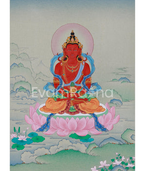 red-amitayus-buddha-thangka
