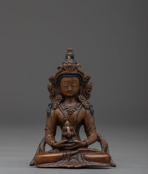 Handcrafted Amitayus Buddha Sculpture