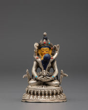 Handmade Amitayus with Consort Statue