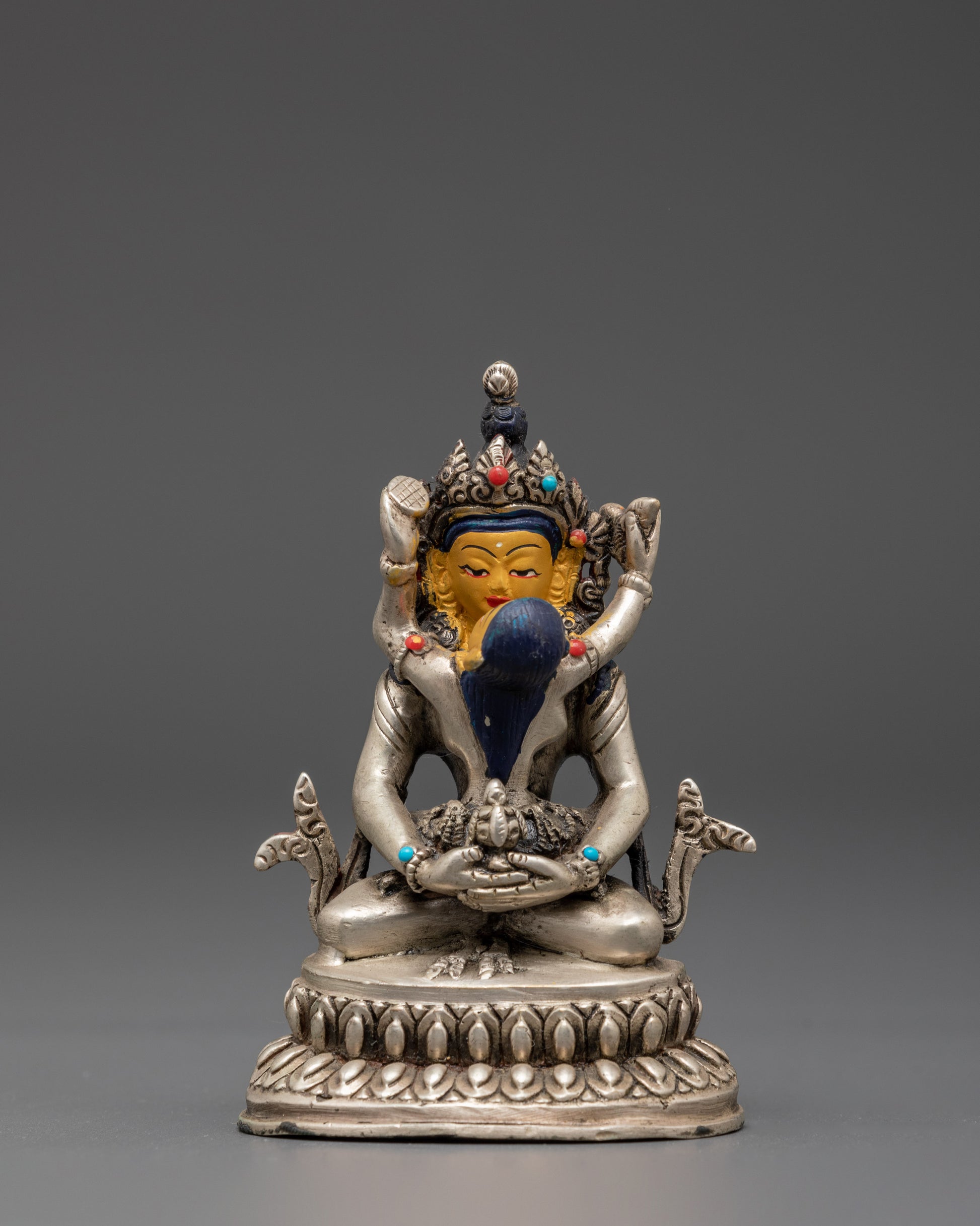 Handmade Amitayus with Consort Statue