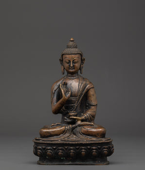 handmade-tibetan-statue-amogasiddhi
