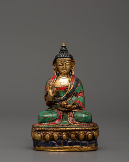 Handcrafted Amoghasiddhi Buddha