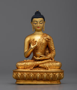 Machine Made Amoghasiddhi Buddha Statue