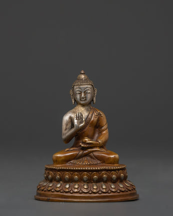 Amogasiddhi Copper Statue