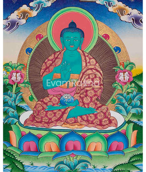 Original Hand-Painted Amogsiddhi Thangka
