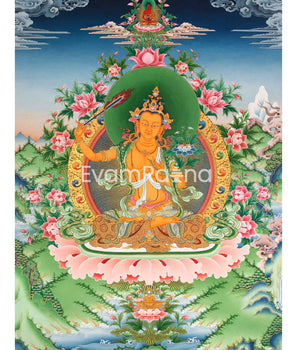 Arya Boddhisattva Manjushri Thangka