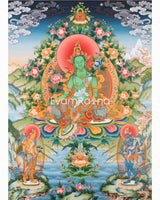 Arya Green Tara Print 
