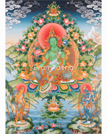 Arya Green Tara Print 