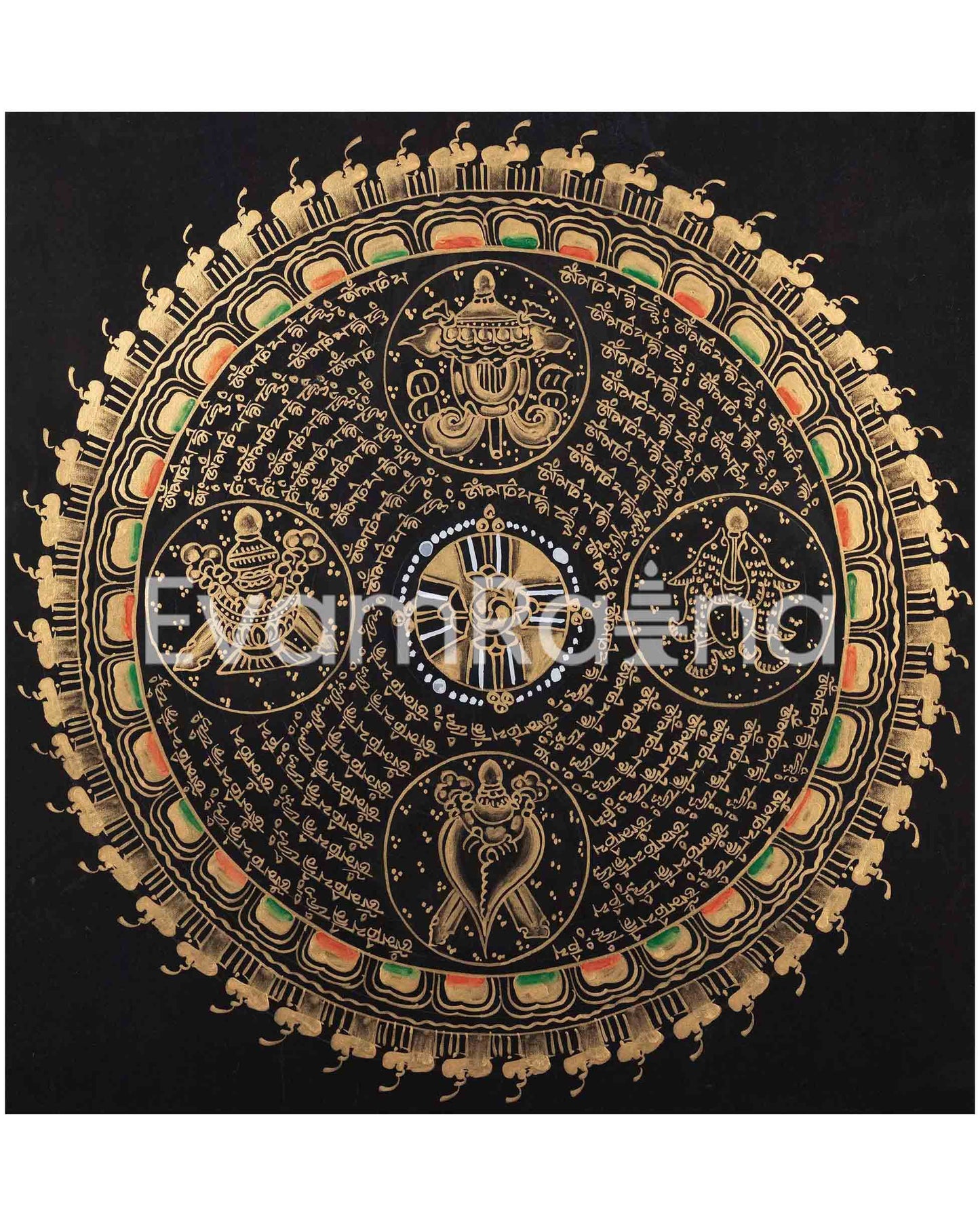 Auspicious Mantra Mandala 